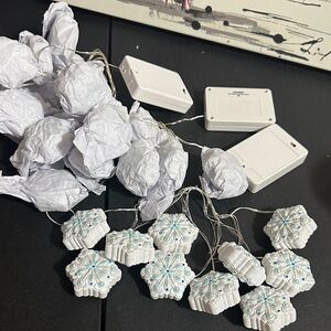 Hallmark snowflake 2023 10 string lights